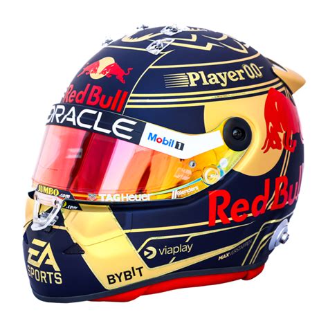 max verstappen championship helmet.